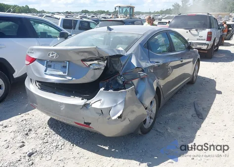 2012 Hyundai Elantra Gls (Ulsan Plant) из США, поврежденный, VIN KMHDH4AE5CU381364